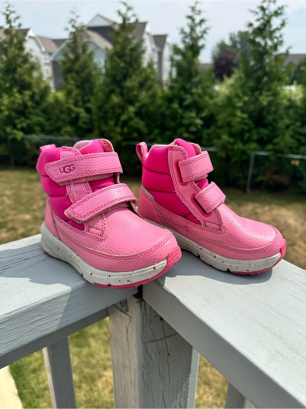 Ugg | Pink Dannie Weather Proof Waterproof Boots | Size 8